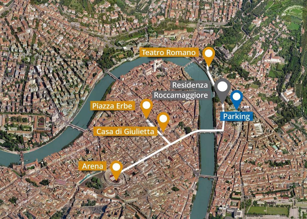 Residenza Roccamaggiore Верона Екстер'єр фото